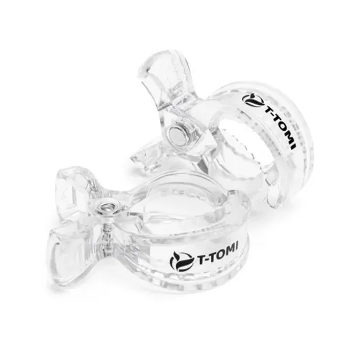 T-TOMI Clip clips pentru suzetă Clear 2 buc