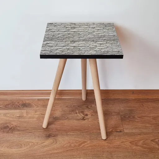 Masuta, Hanah Home, Shp328, 35x42x35 cm, Bej/Negru