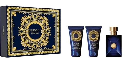 Versace Versace Pour Homme Dylan Blue - EDT 50 ml +balsam după ras 50 ml + gel de duș 50 ml