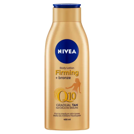 Nivea Lapte de corp pentru tonifiere Q10 Firming + Bronze ( Body Lotion) 400 ml
