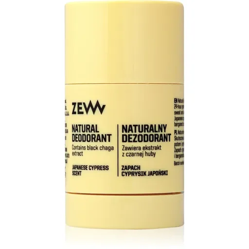 Zew For Men Natural Deodorant deodorant stick 80 ml