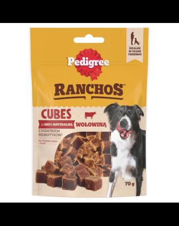 PEDIGREE Ranchos Cubes 70 g recompensa cu vita pentru caini