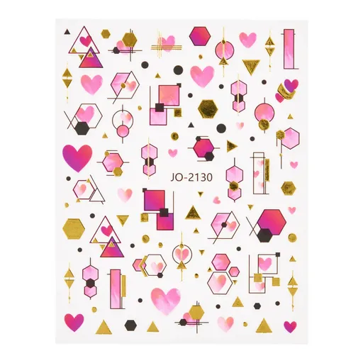 Abtibild unghii 3D JO-2130 Oranjollie