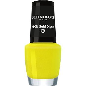 DERMACOL Lak na nehty Neon Gold Digger č.43 5 ml (85974975)
