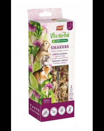 VITAPOL Vita Herbal Functional Smakers Gustare rozatoare pentru sustinerea functiei ficatului 90 g