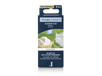 Yankee Candle Rezervă Odorizant Auto Sidekick Clean Cotton (Refill Recharge) 1 buc.