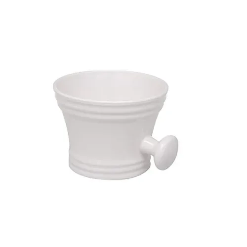 Vas din Plastic pentru Spuma de Ras Alb