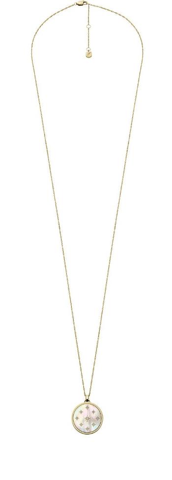 Fossil Colier lung placat cu aur Classic Mother of Pearl JF04864710