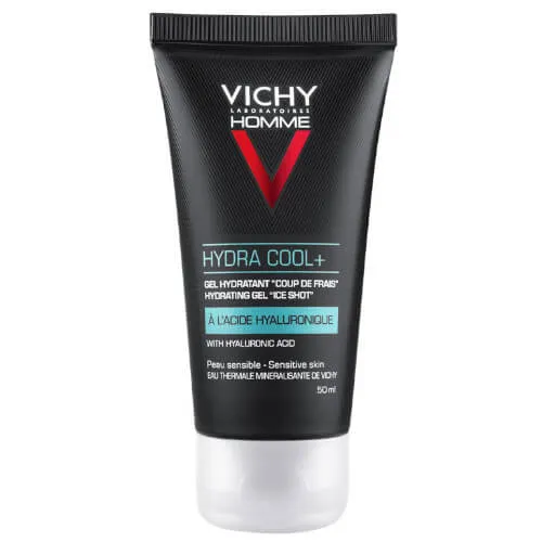 Vichy Gel hidratant pentru piele cu efect de răcire Homme Hydra Cool+ (Hydrating Gel Ice Shot) 50 ml