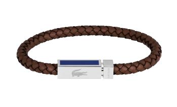 Lacoste Brățară din piele maro pentru bărbați Rockel 2040450