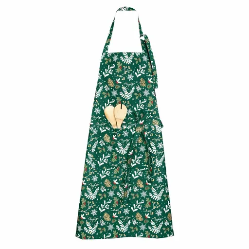Șorț de bucătărie Crăciun verde, 70 x 90 cm