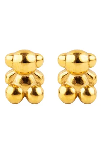 Emily Westwood Cercei placați cu aur, în formă de ursuleț Celeste EWE250172G