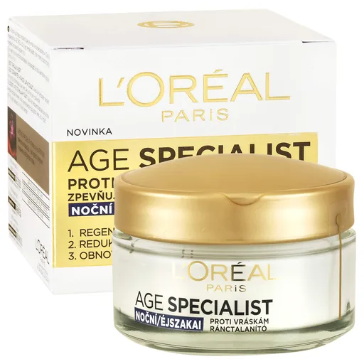 L'Oréal Paris Cremă de noapte anti-rid Age Specialist 45+ 50 ml