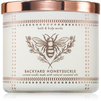 Bath & Body Works Backyard Honeysuckle lumânare parfumată 411 g