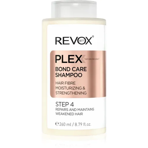 Revox B77 PLEX Bond Care Shampoo. Step 4 sampon fortifiant cu efect de hidratare 260 ml