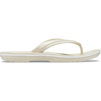 Crocs CROCBAND FLIP Uniszex flip-flop papucs, bézs, méret 42/43