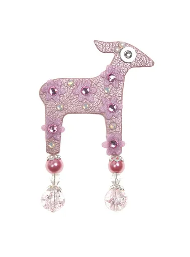 Deers Căprioară mică roz Flowie