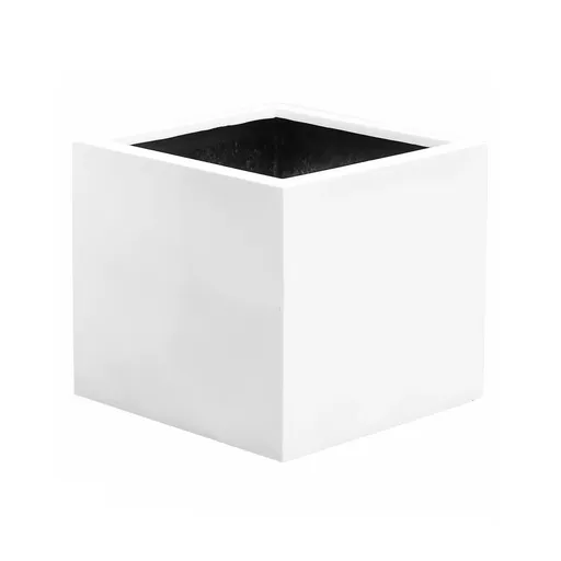 Pottery Pots Ghiveci de flori Jumbo, alb lucios, dimensiuni multiple - PotteryPots Mărime: XL - v. 92 cm