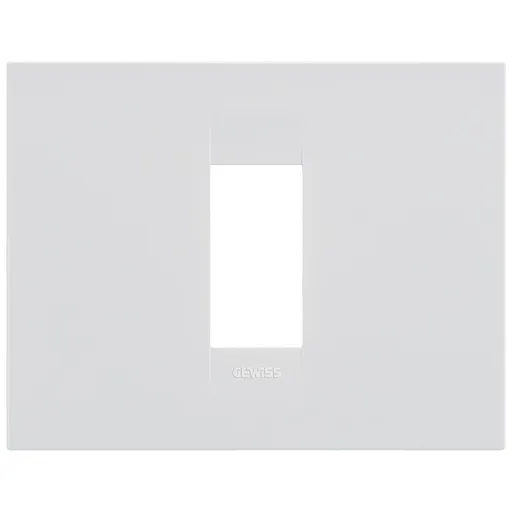 Rama ornament 1 modul Gewiss Chorus Geo GW16401TB, alb