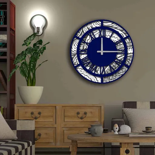 Ceas de perete, 5050MS-054, ø50 cm, Multicolor