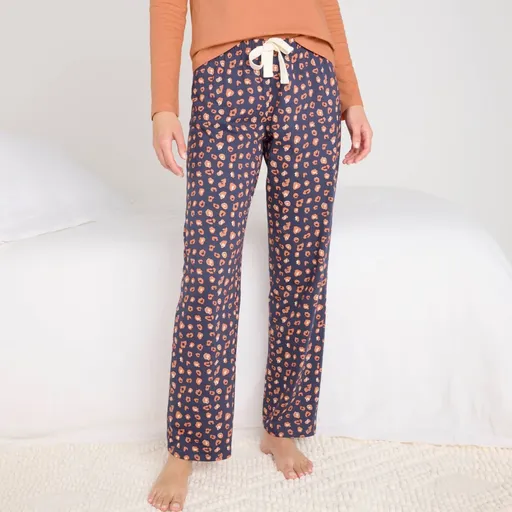 Pantaloni lungi de pijama cu imprimeu integral