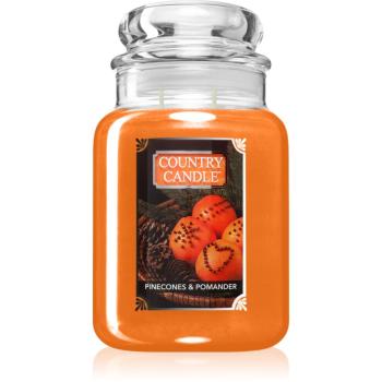 Country Candle Pinecone & Pomander lumânare parfumată 737 g