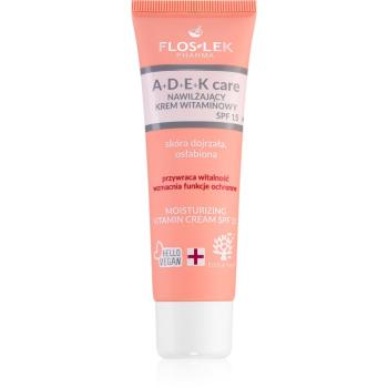 FlosLek Pharma A+D+E+K Care crema pe baza de vitamine pentru ten matur SPF 15 50 ml