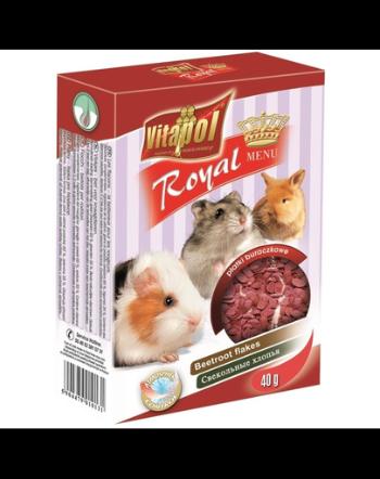 VITAPOL Menu fulgi de sfecla rosie pentru rozatoare 40 g