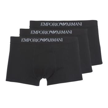 Emporio Armani  CC722-PACK DE 3  Boxerky Čierna