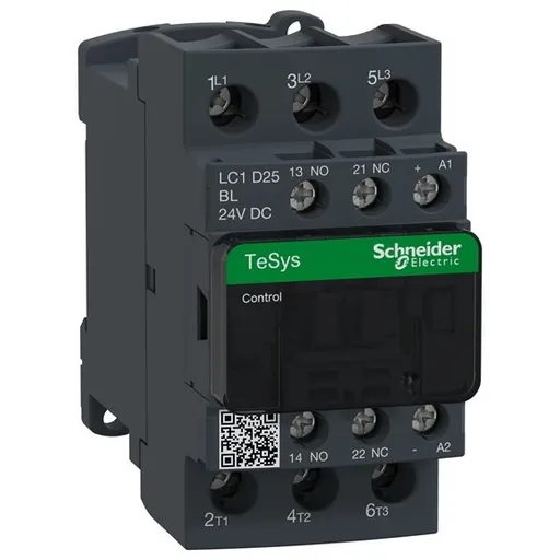 Contactor TeSys Deca Schneider LC1D25BL, 3ND, 25A, 24V DC, AC-3/3e, <=440V