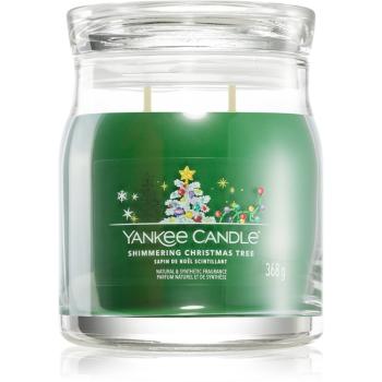 Yankee Candle Shimmering Christmas Tree lumânare parfumată Signature 368 g