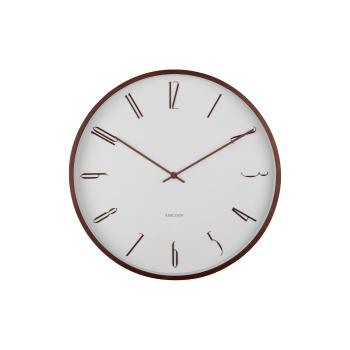 Karlsson 6014WH ceas de perete design alb,diametru 40 cm