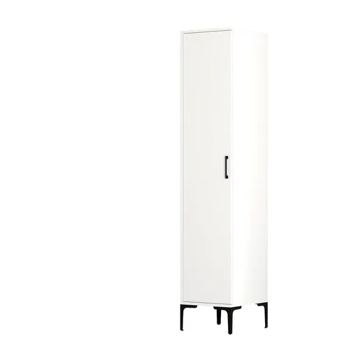 Dulap pentru haine, Hanah Home, Kumsal S, 40x47.5x201.4 cm, Alb