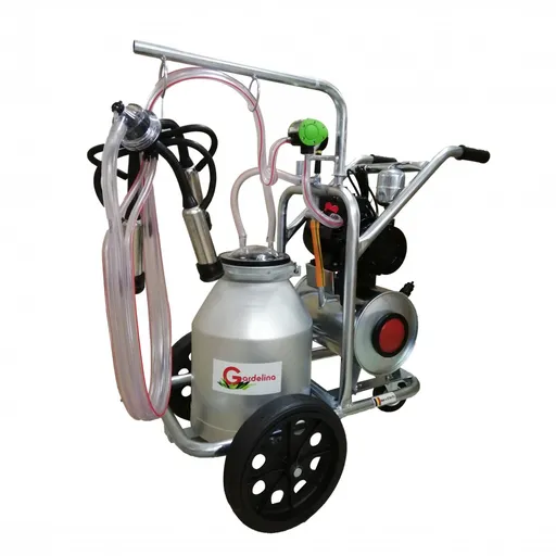 Aparat de muls Gardelina T130 AL IC, 30L aluminiu, 1 post, 180 l/min, 10 bovine pe ora