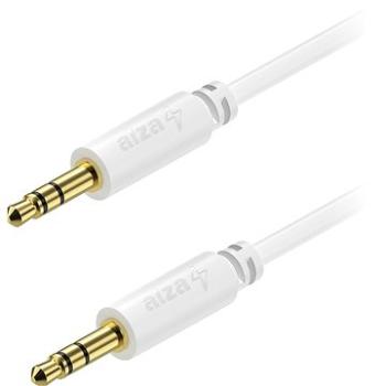 AlzaPower Core Audio 3,5 mm Jack (M) to 3,5 mm Jack (M) 1 m biely (APW-CBA3JM11W)