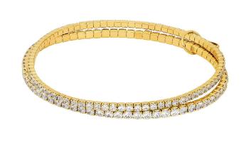 Michael Kors Brățară tenis dubla cu zirconi Brilliance Kors MKJ8359CZ710