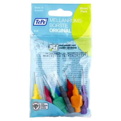 TePe Original perie interdentara amestec 8 buc