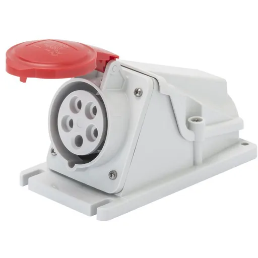 Priza industriala Gewiss, aplicata, 3P+N+E, 16A, 380-415V, IP44, 6H Gewiss GW62482