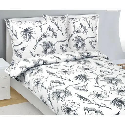 Bellatex Lenjerie de pat din flanel Ibišek, 140 x 220 cm, 70 x 90 cm