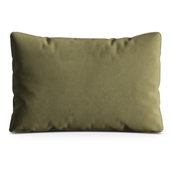 Zöld bársony párna kanapéra Kemi – Cosmopolitan Design