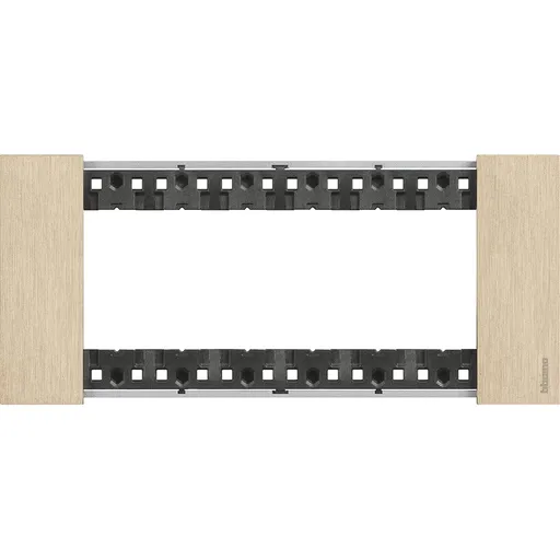 Rama ornament 6 module Bticino Living Now KA4806ZW, auriu