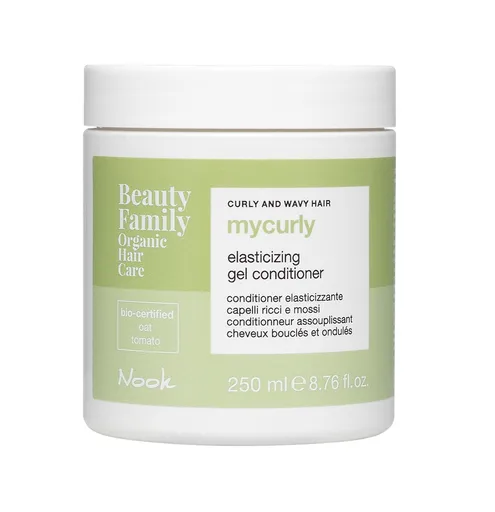 Balsam Organic Tip Gel Pentru Hidratarea Si Definirea Parului Cret Si Ondulat Nook Beauty Family MyCurly Elasticizing Gel