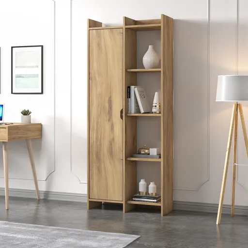 Corp biblioteca, Hanah Home, Offer, 70x180x30 cm, Nuc antic