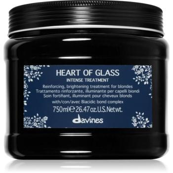 Davines Heart of Glass Intense Treatment tratament intensiv pentru par blond 750 ml