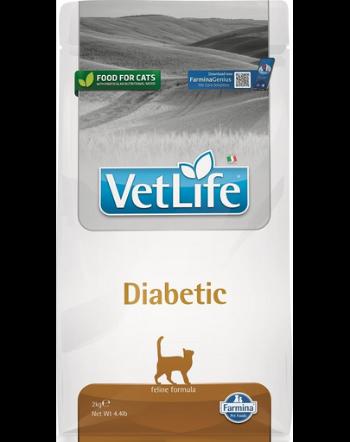 FARMINA Vet life Cat Diabetic Hrana uscata pentru pisici cu diabet 2 kg