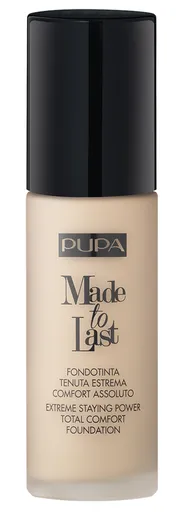 PUPA Milano Machiaj lichid de lungă durată SPF 10 Made To Last (Total Comfort Foundation) 30 ml 001 Light Ivory