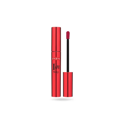 PUPA Milano Ruj lichid I`m Sexy (Vinyl Effect Liquid Lip Colour) 2,7 ml 006 Strawberry Red