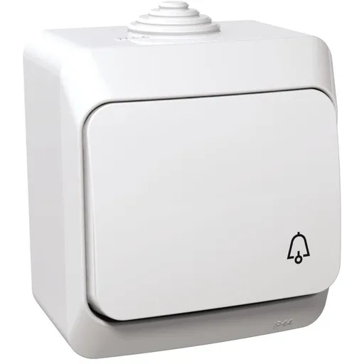 Intrerupator cu revenire simbol sonerie Schneider Cedar WDE000512, alb