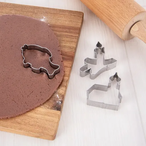 Forme pentru prăjituri Crăciun, set 3 buc