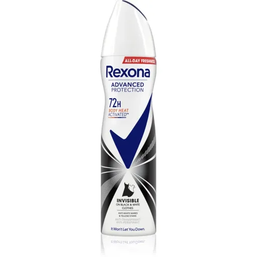 Rexona Advanced Protection Invisible deodorant spray impotriva petelor albe si galbene 150 ml